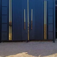 برش لیزر جلالی.  ساخت درهای نسل جدید حیاط درب