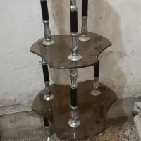 سه عدد میزه شیشه نو جلو مبلی