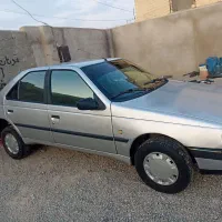پژو 405 نقره‌ای مدل 93