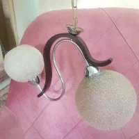لوستر دو حباب آشپزخانه، اتاق خواب و ...