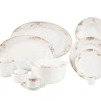 ظروف چینی۱۸نفره زرین درجه یک