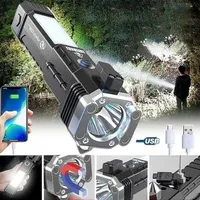 چراغ قوه اضطراری4حالته/8کاره *اورجینال با پاوربانک|ابزارآلات|کرمانشاه, |دیوار