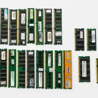 تعداد زیاد رم کامپیوتر و لپ‌تاپ DDR2  DDR1 استوک
