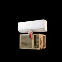 تعویض کولر فرسوده پنجره ای با دوتیکه