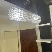 لوستر آویز بالا جزیره و میز