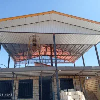 اجرای شیروانی واسکلت ساختمان