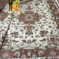 فرش جفت۶متر خطیبی مارکدار استادعظیمی(اقساطبدون بهر
