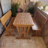 میز ناهارخوری چوب روسی