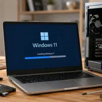 نصب ویندوز و کلیه خدمات کامپیوتر و لپ تاپ در محل