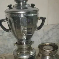 سماور گازی به همراه پایه نفتی