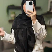 روسری ویکتوریا نگینی دیپلمات  برشکا ابریشم مجلسی