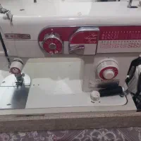 چرخ خیاطی صنعتی  ژاپنی اصل همراه با جعبه ژاتون