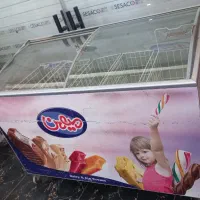 فریزر بستنی میهن کاملا سالم و با سبد ۶۰۰ لیتری