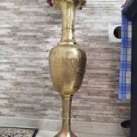 گلدان  برنجی مجلل