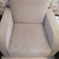مبل تک نفره با چوب نراد روسی جنس روکش نانو ترک