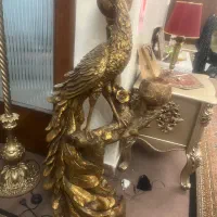 مجسمه و آباژور طاووس