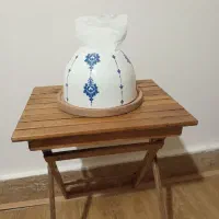 جا دستمالی سرامیکی کف چوبی