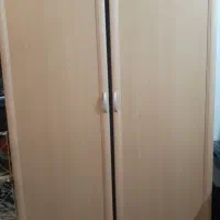 کمددوقلو چوبی یک کشو ویک طبقه داخل کمد درحدنو