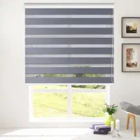 حراج ۳ رنگ پرده زبرا