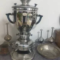 تعدادی ظروف قدیمی برنجه و مسی