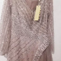 لباس مجلسی سنگ و مهره مدل عربی