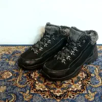 نیم بون کوهنوردی چرم طبیعی نبوک اورجینال