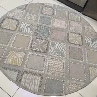 فرش گرد یک و نیم متری