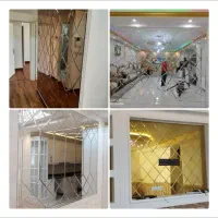 فروش و نصب . کاغذ.پوستر.ایینه دکوراتیو.