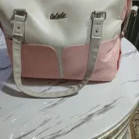 ساک دخترونه نوزاد با زیرانداز صورتی