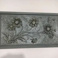 تابلو رزین گل برجسته