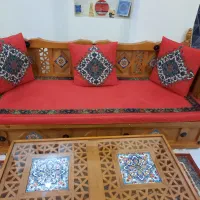 ست مبل سنتی چوب راش کاملا نو