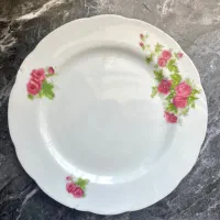 بشقاب تخت گلسرخی قدیمی مناسب دیوارکوب