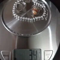 انگشتر و تسبیح نقره