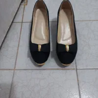 کفش مجلسی زنانه مشکی سایز 40 پاشنه دار