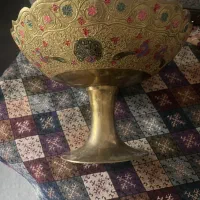 میوه خوری برنج هندی قدیمی پایه دار