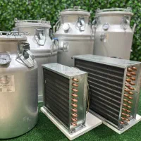 دیگ کندانسور گلاب گیر تقطیر عرقیات گیاهی خانگی