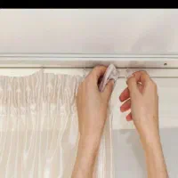 نصب پرده و لوستر