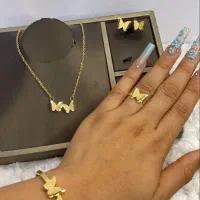 نیم ست مینیمال طلا