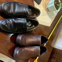 دو جفت کفش مردانه طبی چرمی سایز ۴۰