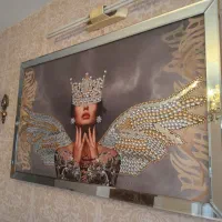 دو عدد تابلو نفیس کار شده با طرح پرنسس