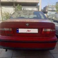 ماشین سمند lx قرمز گوجه ای