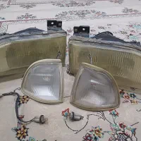 کاسه جلو چراغ صبا+کاسە راهنما با لامپ+ لامپ جلو