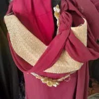 پیراهن حریر مجلسی بلند