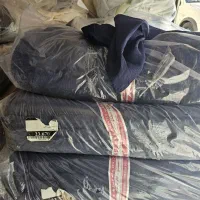 ۴ طاقه پارچه کشبافت سوزن خالی کراپی سرمه ای