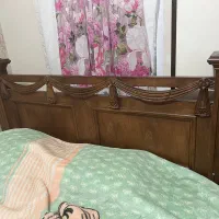 تختخواب دونفره مدل پرده ای