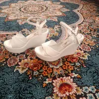 چند دست لباس و مانتو بلوز وکفش مجلسی زنانه