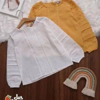 شومیز دخترونه گیپور دوز بهاری