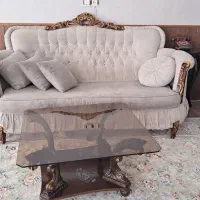 مبل نیمه استیل چوب