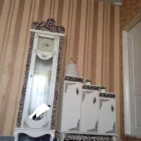 ساعت ایستاده سفید شیک