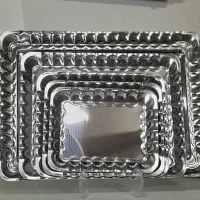 سینی استیل مستطیل در ۵سایز